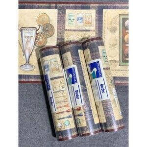 Vintage Chesapeake Golf History Wallpaper Border 3 count